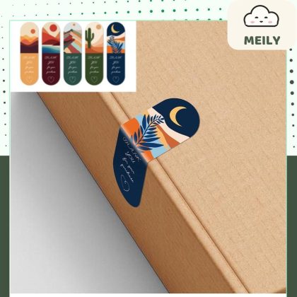 100 decal cám ơn dán hộp niêm phong nghệ thuật TE04