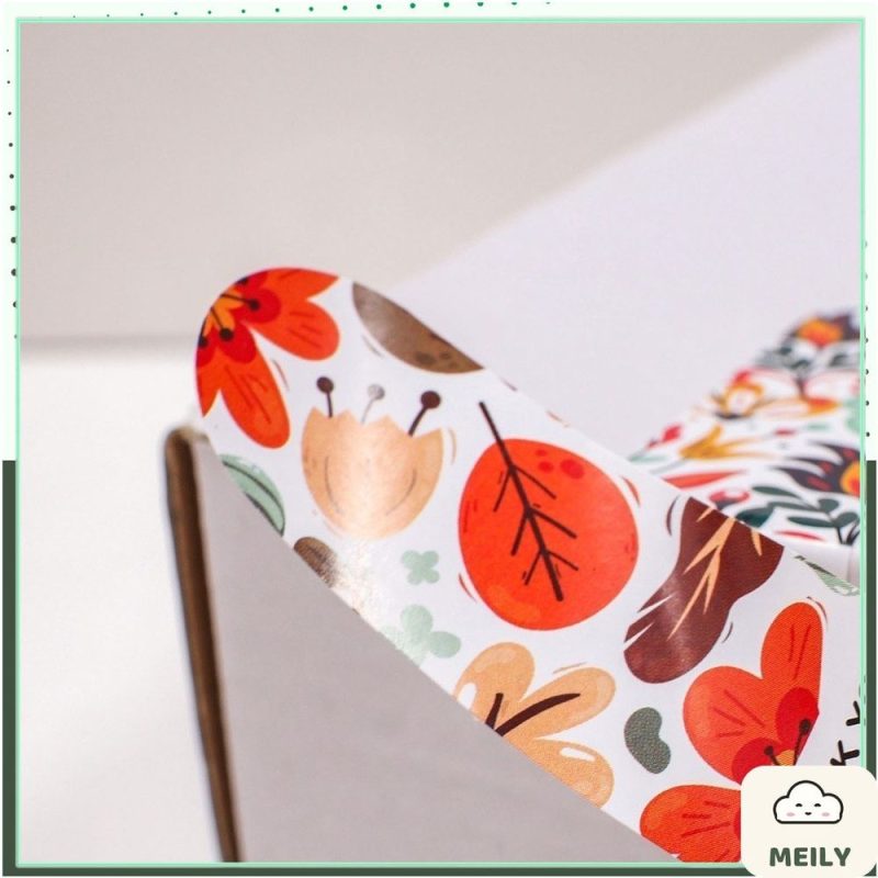 100 decal cám ơn dán hộp niêm phong nghệ thuật TE04