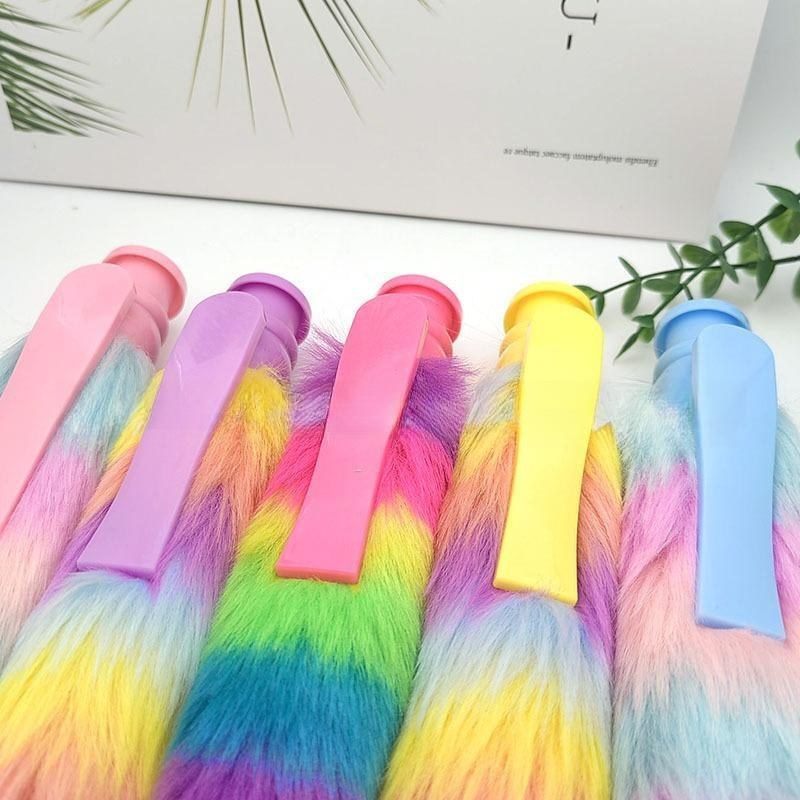 B210 Bút bi lông mềm ombre 28cm ngòi 1mm màu pastel dễ thương văn phòng phẩm