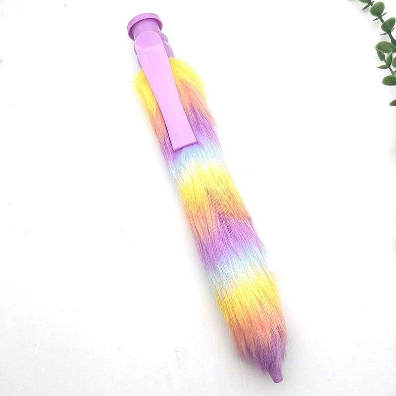 B210 Bút bi lông mềm ombre 28cm ngòi 1mm màu pastel dễ thương văn phòng phẩm