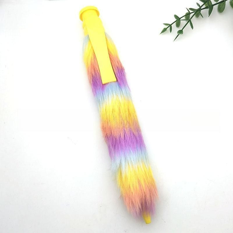 B210 Bút bi lông mềm ombre 28cm ngòi 1mm màu pastel dễ thương văn phòng phẩm