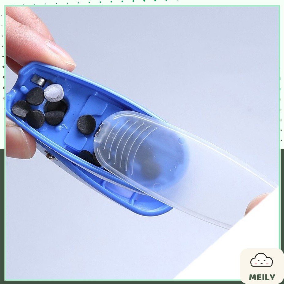 Bấm lỗ giấy mini Deli cầm tay tối đa 10 tờ 80gsm, dụng cụ đục lỗ C08