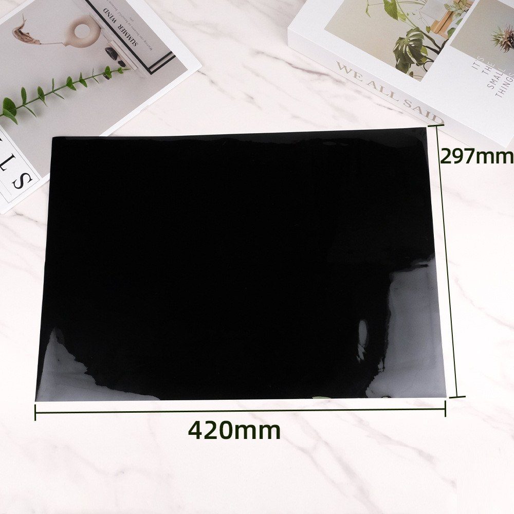 Bảng Đen Từ Tính Nam Châm Viết Xóa Được 42x29 PVC Dán Tường Kèm Bút Lau Bảng