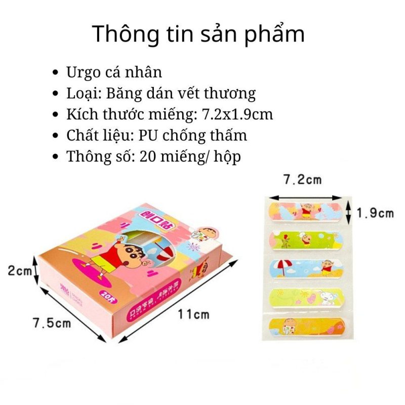 Băng urgo H143 hộp 20 miếng hoạt