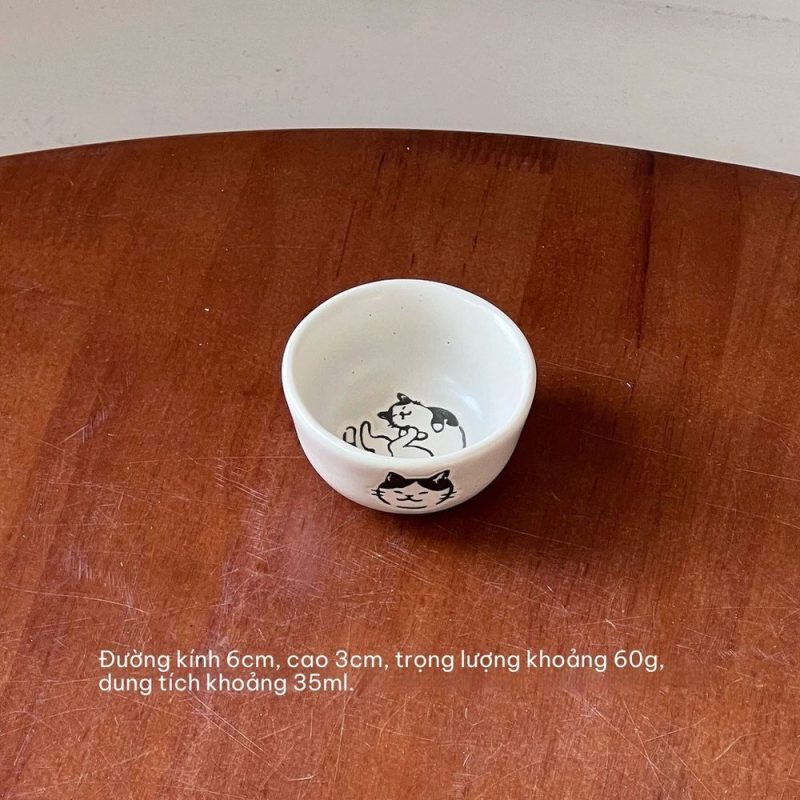 Bát nhỏ mèo con phong cách Nhật BL184