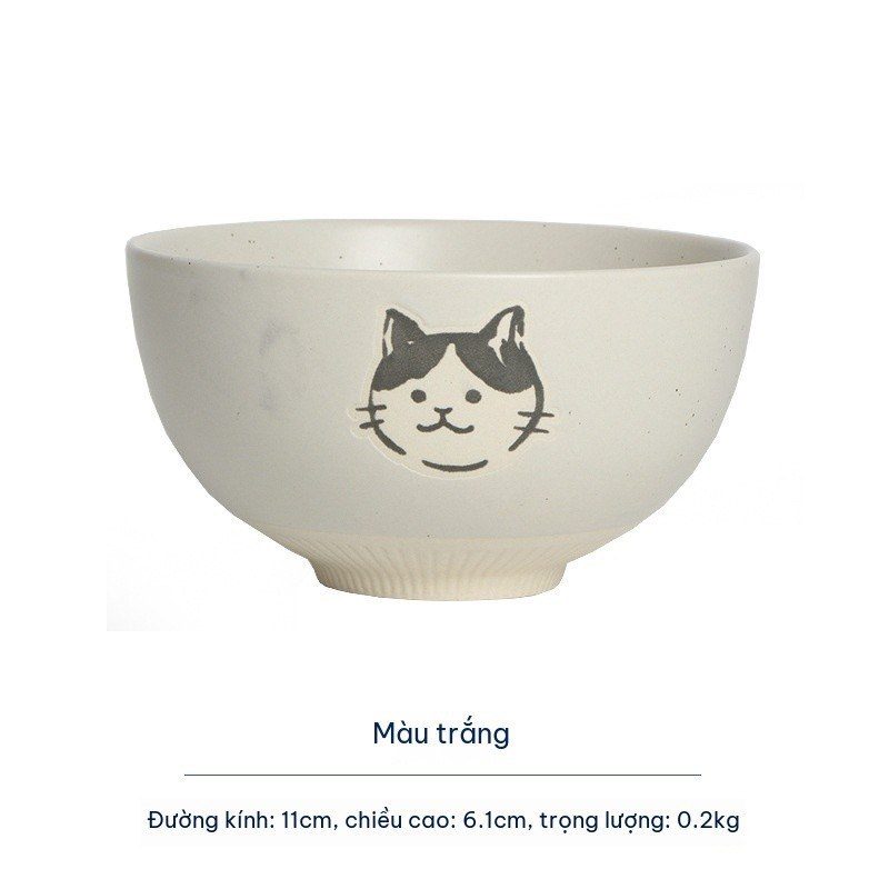 Bát nhỡ mèo con phong cách Nhật BL185