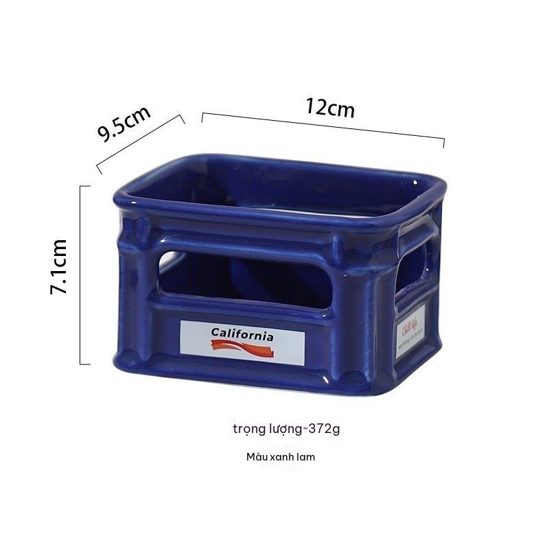Bát Sứ Đựng Đồ Ăn BL223 - Màu xanh dương