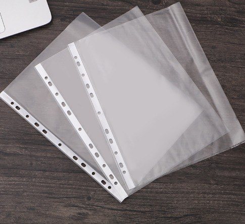 Bìa lá A4 đựng tài liệu giấy K87 - Set 5 bìa lá A4 11 lỗ gắn binder K164