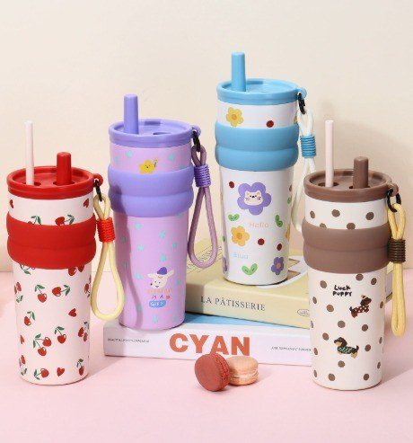 Bình nước giữ nhiệt BL50 - xanh