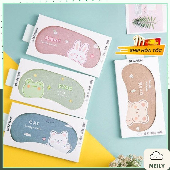 Bịt mắt ngủ gel hoạt hình dễ thương