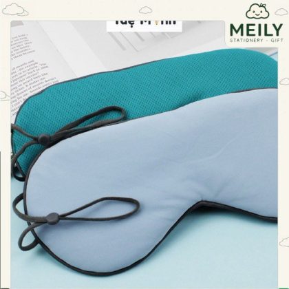 Bịt mắt vải mềm mại thư giãn, bịt mắt cute khổ lớn tiện lợi cho du lịch, văn