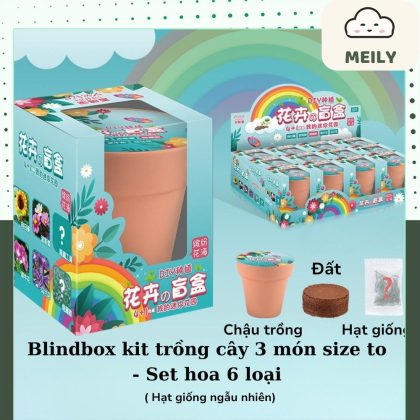 Blindbox Tự Trồng Cây Mini DIY Gồm Hạt Giống