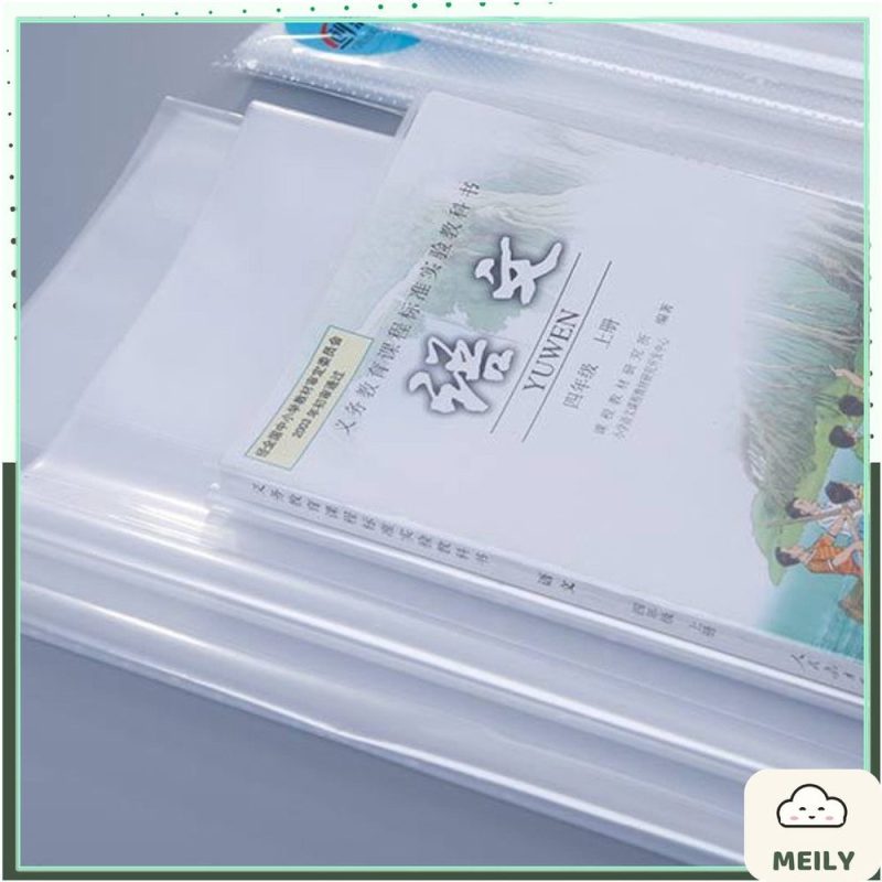 Bộ 10 miếng bọc vở màng film trong suốt K141