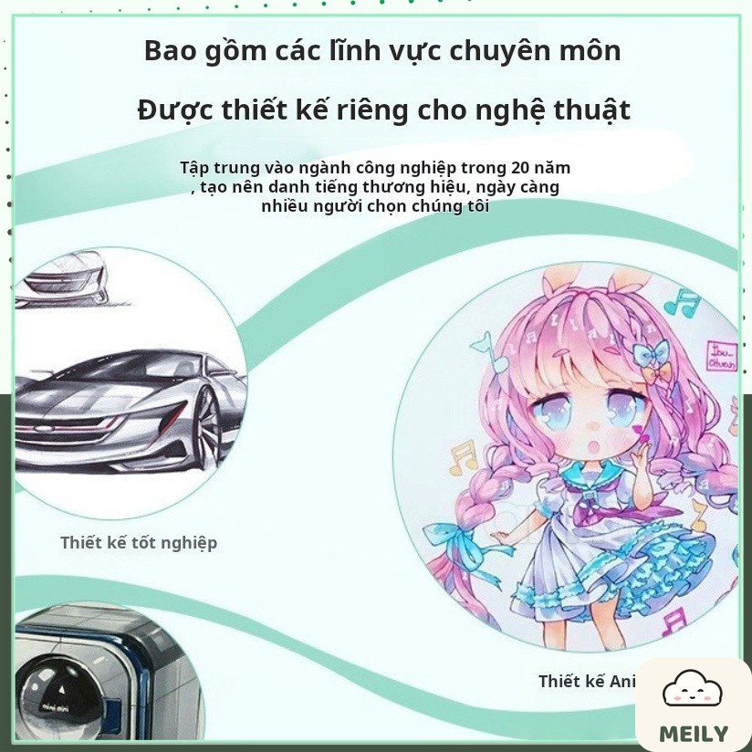 Bộ 12 bút màu Marker 2 đầu viết trên nhiều chất liệu B123