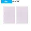 Set 2 bìa nhựa binder B5 P16 fm-b5 - Tím