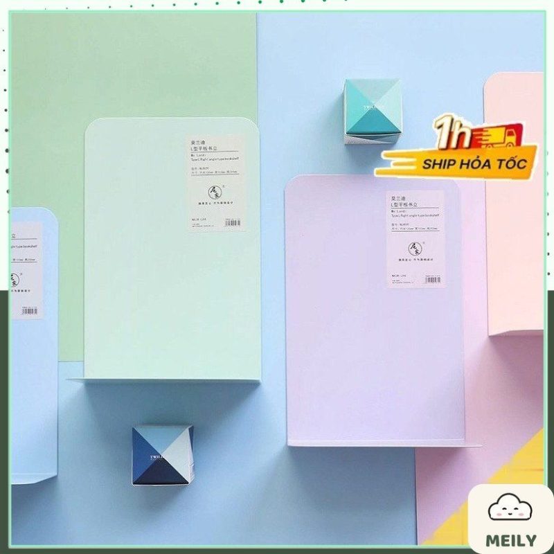 Bộ 2 kệ sách chữ L màu Morandi K27