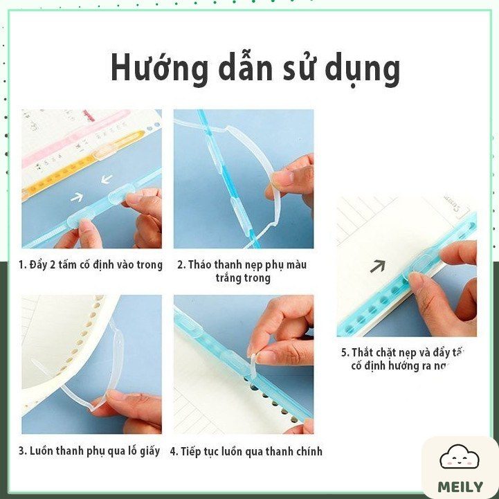 Bộ 3 thanh nẹp tài liệu K50