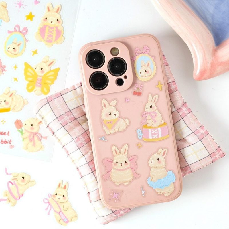 Bộ 4 tờ sticker PET cute STI112