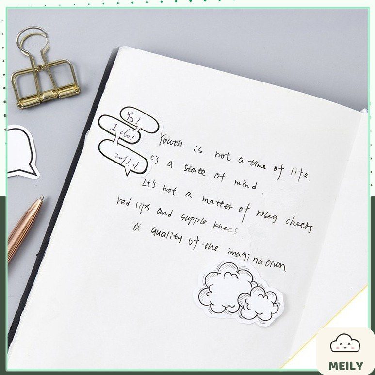 Bộ 45 sticker viền hội thoại hình khung bóng chat