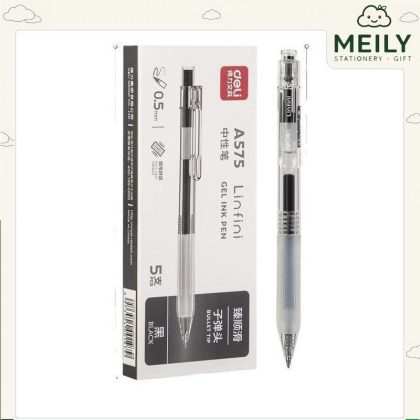 Bộ 5 bút Deli A575 ngòi 0.5mm