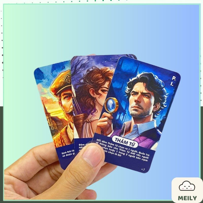 Bộ bài ma sói Midnight Alliance boardgame nhập vai MA