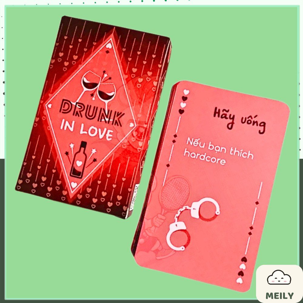 Bộ bài drunk in love hẹn hò khám phá người yêu boardgame giúp cặp đôi gắn kết