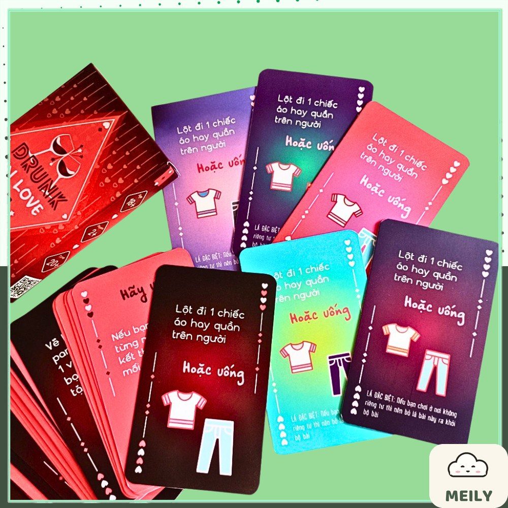 Bộ bài drunk in love hẹn hò khám phá người yêu boardgame giúp cặp đôi gắn kết