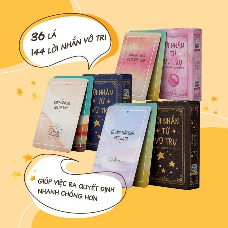 Bộ Bài Lời Nhắn Từ Vũ Trụ 36 Lá Hỗ Trợ Ra Quyết Định Nhanh Chóng