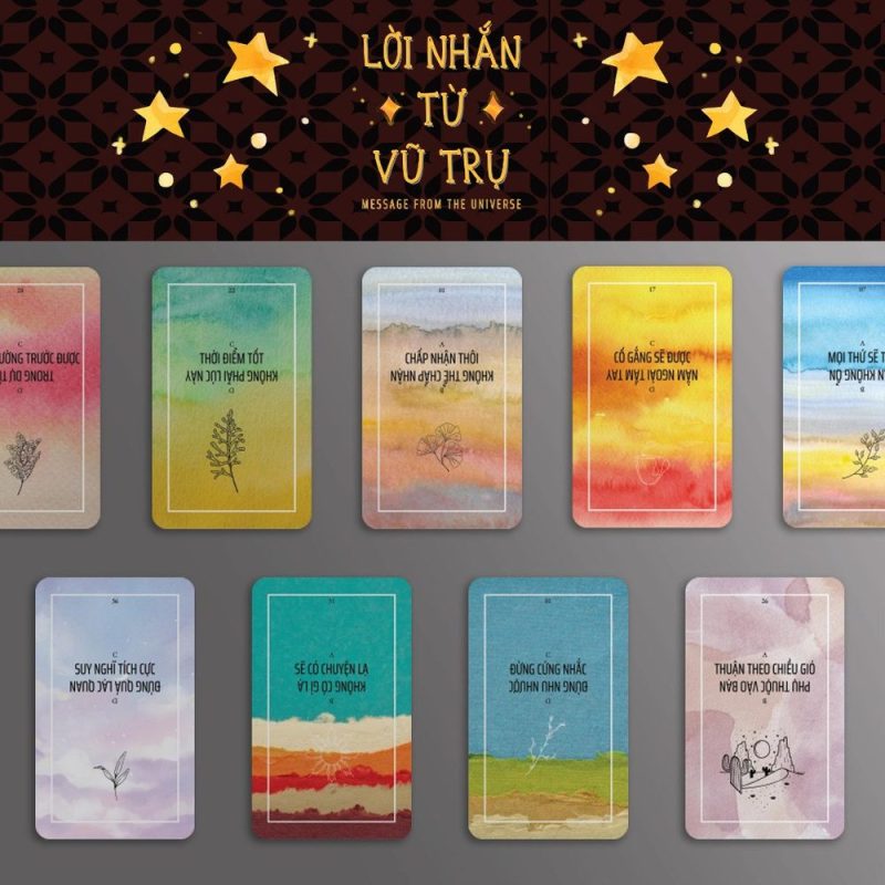 Bộ Bài Lời Nhắn Từ Vũ Trụ 36 Lá Hỗ Trợ Ra Quyết Định Nhanh Chóng