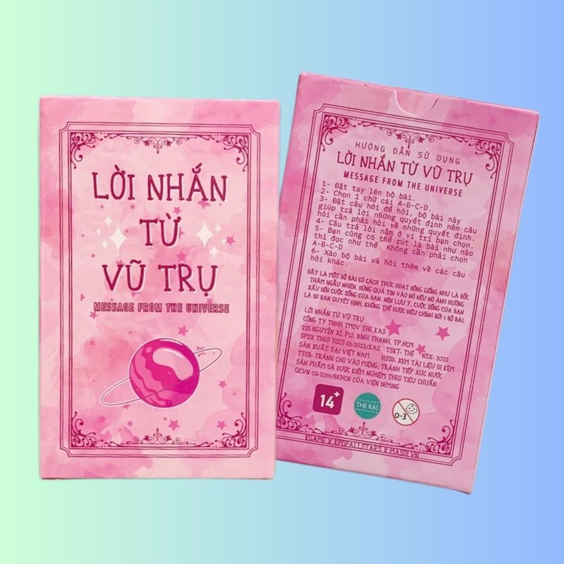 Bộ Bài Lời Nhắn Từ Vũ Trụ 36 Lá Hỗ Trợ Ra Quyết Định Nhanh Chóng - Lời nhắn từ vũ trụ (ver hồng) - 36 lá