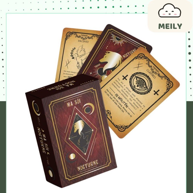 Bộ bài ma sói Dạ Khúc Nocturne boardgame nhập vai cổ điển