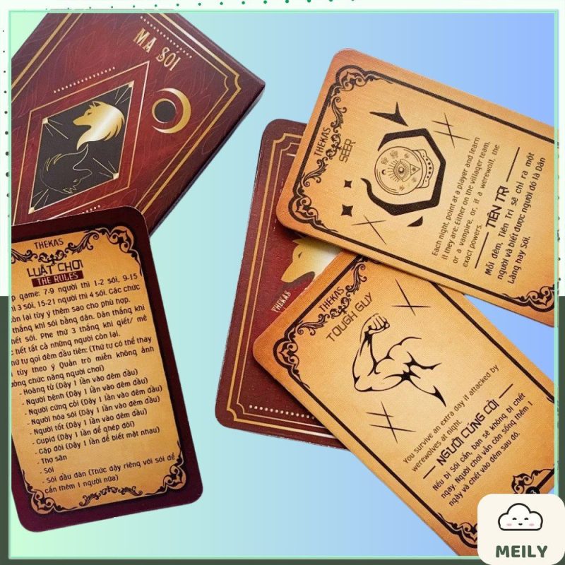 Bộ bài ma sói Dạ Khúc Nocturne boardgame nhập vai cổ điển
