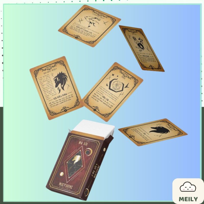 Bộ bài ma sói Dạ Khúc Nocturne boardgame nhập vai cổ điển