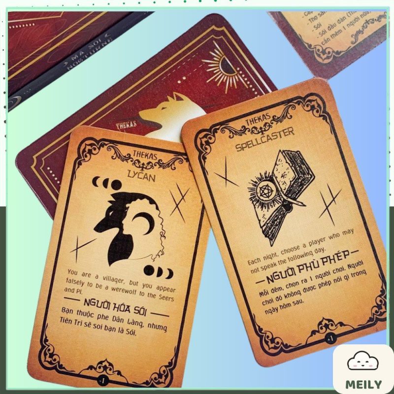 Bộ bài ma sói Dạ Khúc Nocturne boardgame nhập vai cổ điển
