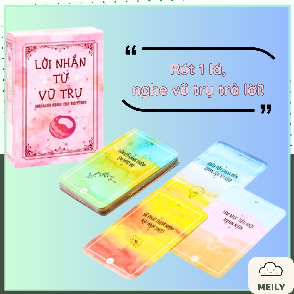 Bộ bài tiên tri boardgame lời nhắn từ vũ trụ chữa lành trải nghiệm mới cho bạn
