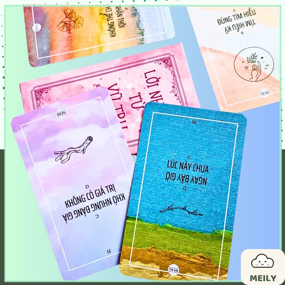 Bộ bài tiên tri boardgame lời nhắn từ vũ trụ chữa lành trải nghiệm mới cho bạn