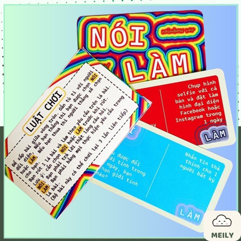 Bộ bài Truth or Dare nói thật thử thách cho tiệc, team building