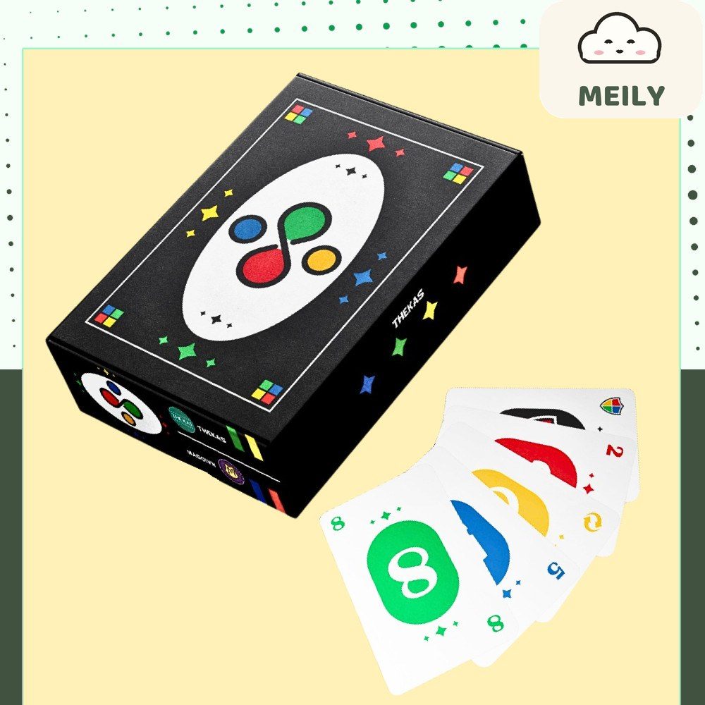 Bộ bài uno đen 210 lá bản dày đẹp trò chơi boardgame dành cho nhóm bạn đông