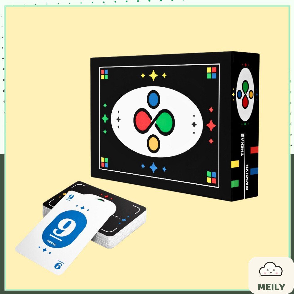 Bộ bài uno đen 210 lá bản dày đẹp trò chơi boardgame dành cho nhóm bạn đông