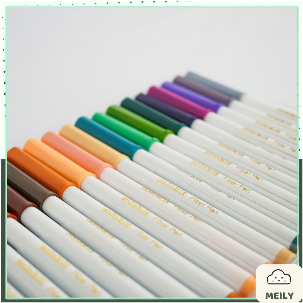 Bộ bút 20 màu Retro rửa được Fiber Pen Thiên Long SWM-C009