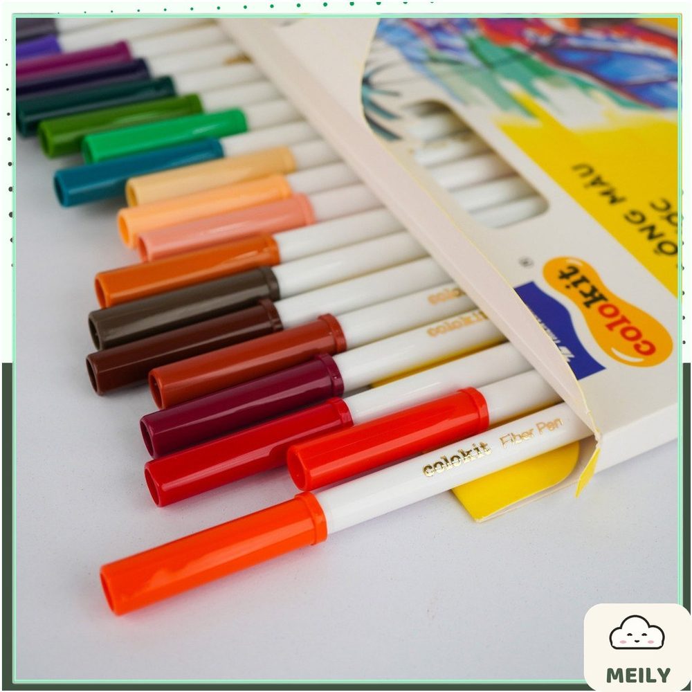 Bộ bút 20 màu Retro rửa được Fiber Pen Thiên Long SWM-C009