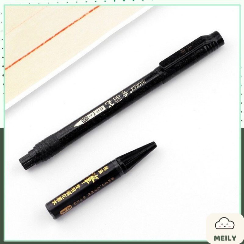 Bộ bút cọ calligraphy Baoke kèm hộp mực brush lettering B16