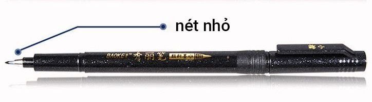 Bộ bút cọ calligraphy Baoke kèm hộp mực brush lettering B16 - Nét nhỏ S22