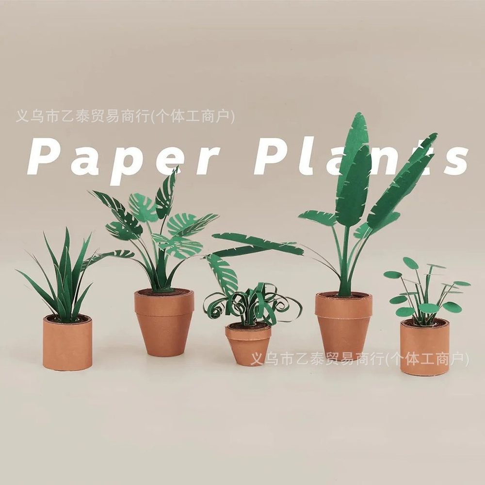 Bộ Gấp Giấy Origami Cây Xanh K235