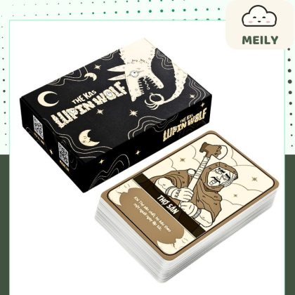 Bộ ma sói lupin board game 35 lá hộp thường trò chơi nhóm tụ tập party học sinh