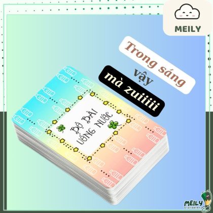 Bộ trò chơi bài uống nước 50 lá boardgame hấp dẫn chơi team building picnic lớp