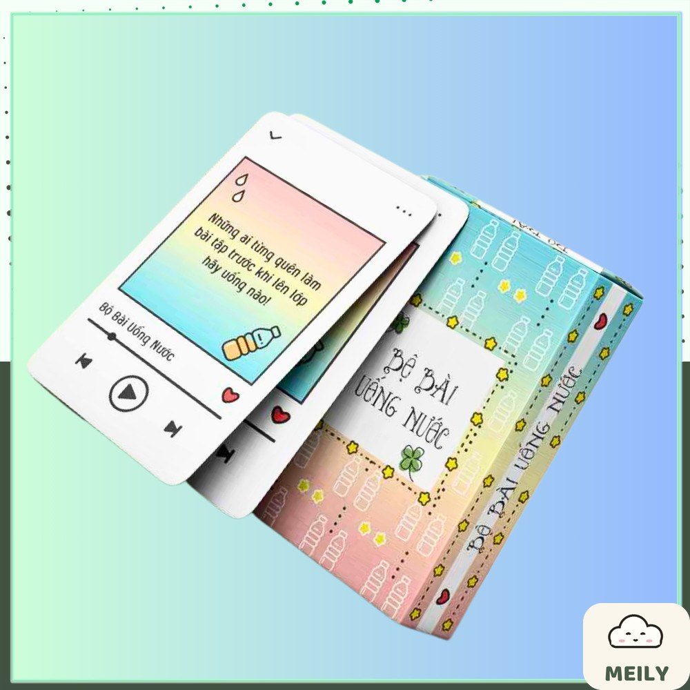 Bộ trò chơi bài uống nước 50 lá boardgame hấp dẫn chơi team building picnic lớp
