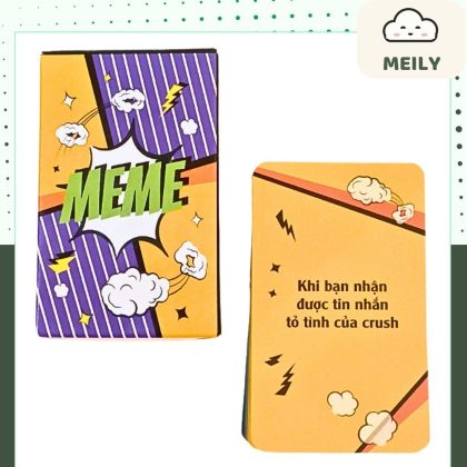 Bộ trò chơi nhóm boardgame bài meme 1 quẩy lên nào bạn êi 50 lá party tụ tập