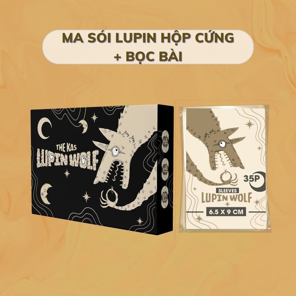 Board Game Ma Sói Lupin Wolf Hộp Cứng Kèm Lá Sự Kiện Mở Rộng Mới