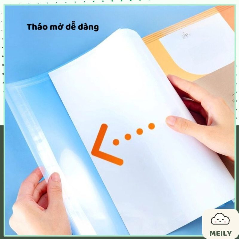 Bọc vở Klong trong suốt chống nước A5, B5 10 tờ